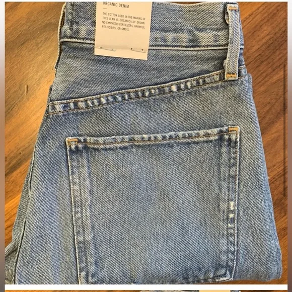 New Agolde Riley High Rise Crop - Picture 9 of 9